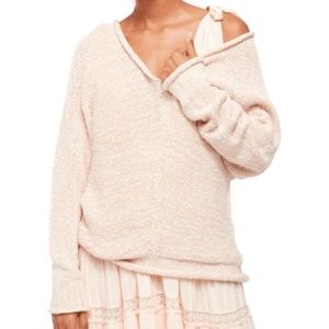 Free People Bright Lights Sweater in Chamois